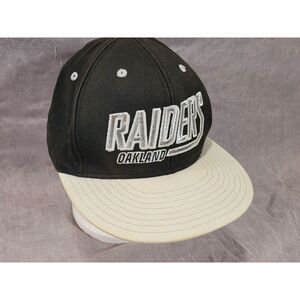 RARE‎ Oakland Raiders Hat Team Reebok SnapBack Adjustable Black Gray